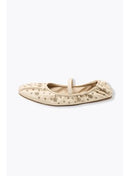Ballerines-babies Cuir Perlé - Naturel Uni Clair