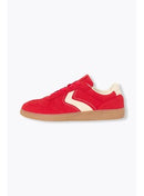 Baskets Bicolores Femme - Rouge Uni Colore