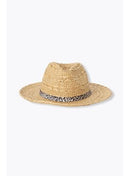 Chapeau de Soleil Tressé - Naturel Uni Clair