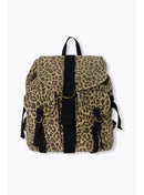 Sac à Dos Léopard Femme - Grège Imprime