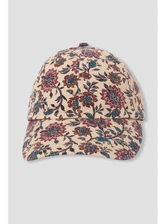 Casquette Imprimée Fleur Femme - Multicolore Imprime