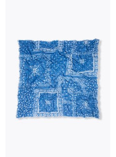 Foulard Bandana Oversize - Bleu Uni Colore