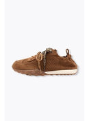 Baskets Perforées Femme - Marron Uni Fonce
