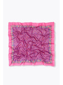 Foulard Imprimé Léopard Femme - Rose Imprime