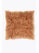 Foulard Imprimé Léopard Femme - Grège Imprime