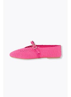 Ballerines Babies au Crochet - Rose Uni Colore