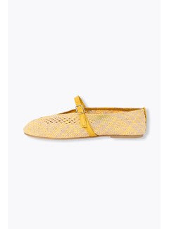Ballerines Babies au Crochet - Jaune Uni Colore