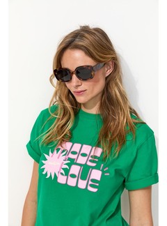 Lunettes de Soleil Femme - Marron Uni Fonce