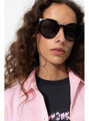 Lunettes de Soleil Femme - Marron Uni Fonce