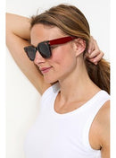 Lunettes de Soleil Femme - Marron Uni Fonce