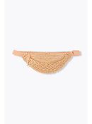 Sac-banane en Macramé Irisé - Rose Uni Colore