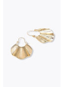 Boucles D'oreilles Femme - Jaune Uni Colore