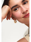 Anneaux Fantaisie Femme - Jaune Uni Colore