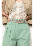 Ceinture Irisée Femme - Gris Imprime