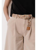 Ceinture Irisée Femme - Grège Imprime