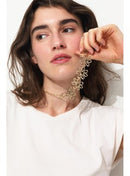 Collier de Fleurs Femme - Jaune Uni Colore