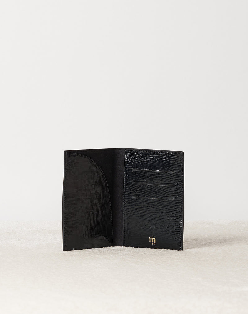 Porte Passeport Ulysse - Noir Embosse
