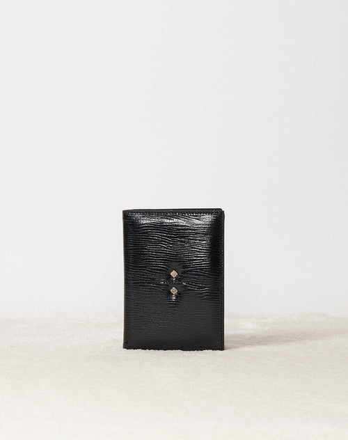 Porte Passeport Ulysse - Noir Embosse