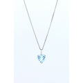 Pendentif "Royalia" Diamants 0,009/4 Topaze