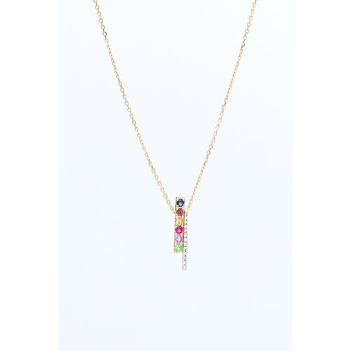 Colgante Diamante "Layana" 0.34/13 - Oro amarillo