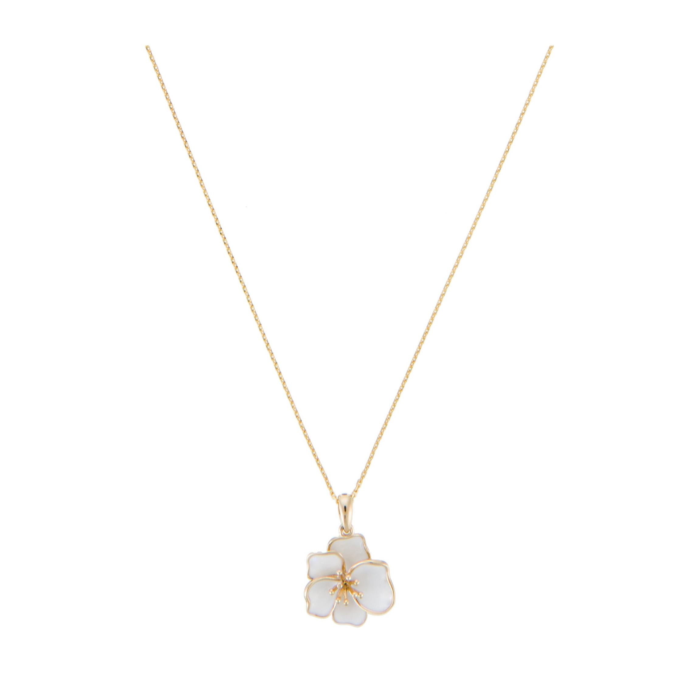 Pendentif "Orchidée"