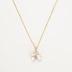Pendentif "Orchidée" - Or Jaune