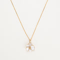 "Orchid" Pendant - 375/1000 Yellow Gold