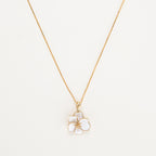"Orchid" Pendant - 375/1000 Yellow Gold