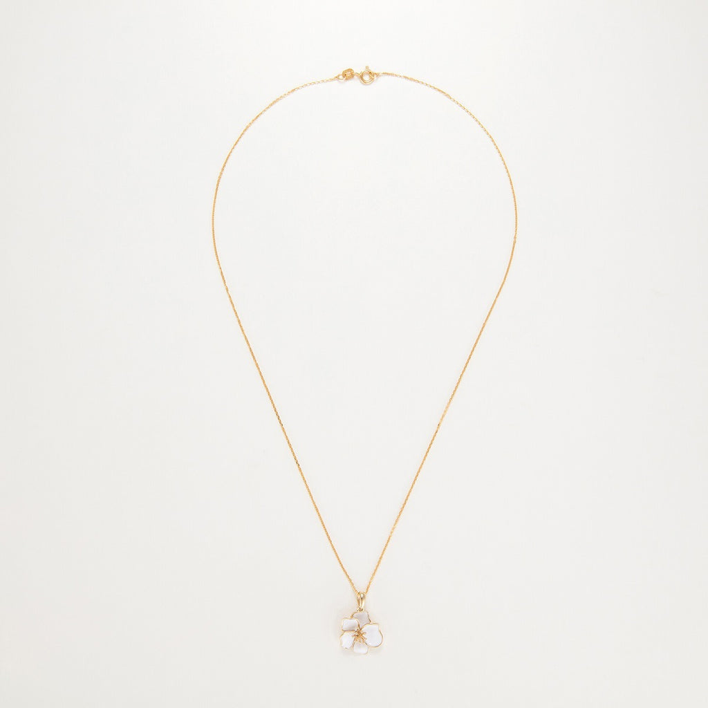 Pendentif "Orchidée" - Or Jaune