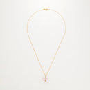 "Orchid" Pendant - 375/1000 Yellow Gold