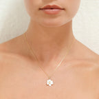 Pendentif "Orchidée" - Or Jaune