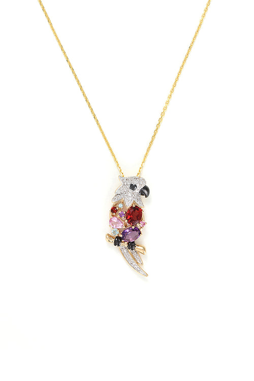 Pendentif "Perroquet" D0,14/54 Mx1,14/9