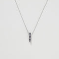 Pendant "Luijia" D0.035/13 S0.20/6 - White Gold
