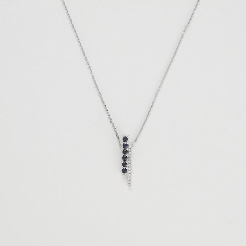 Pendentif "Luijia" D0,035/13 S0,20/6 - Or Blanc