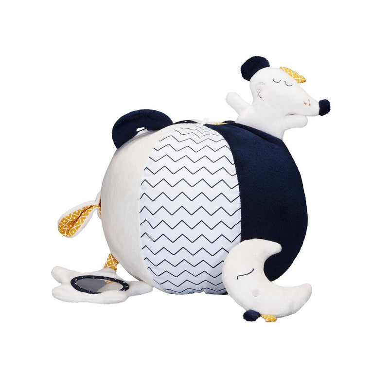 Balle D'Activités En Velours Blanc