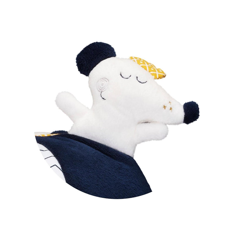 Balle D'Activités En Velours Blanc