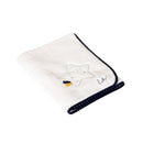 Couverture 75X100 En Polyester Blanc