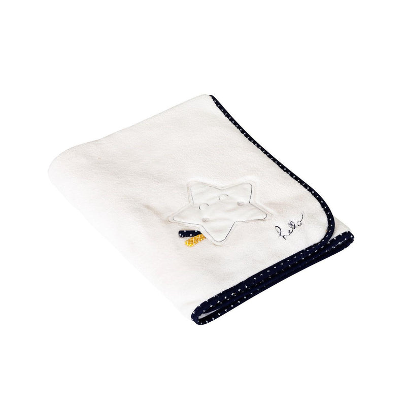 Couverture 75X100 En Polyester Blanc