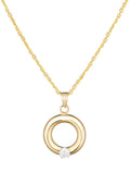 Pendentif "Cercle D'Or" Or Jaune 375/1000