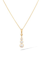 Pendentif "Brillants Pendants" Or Jaune 375/1000
