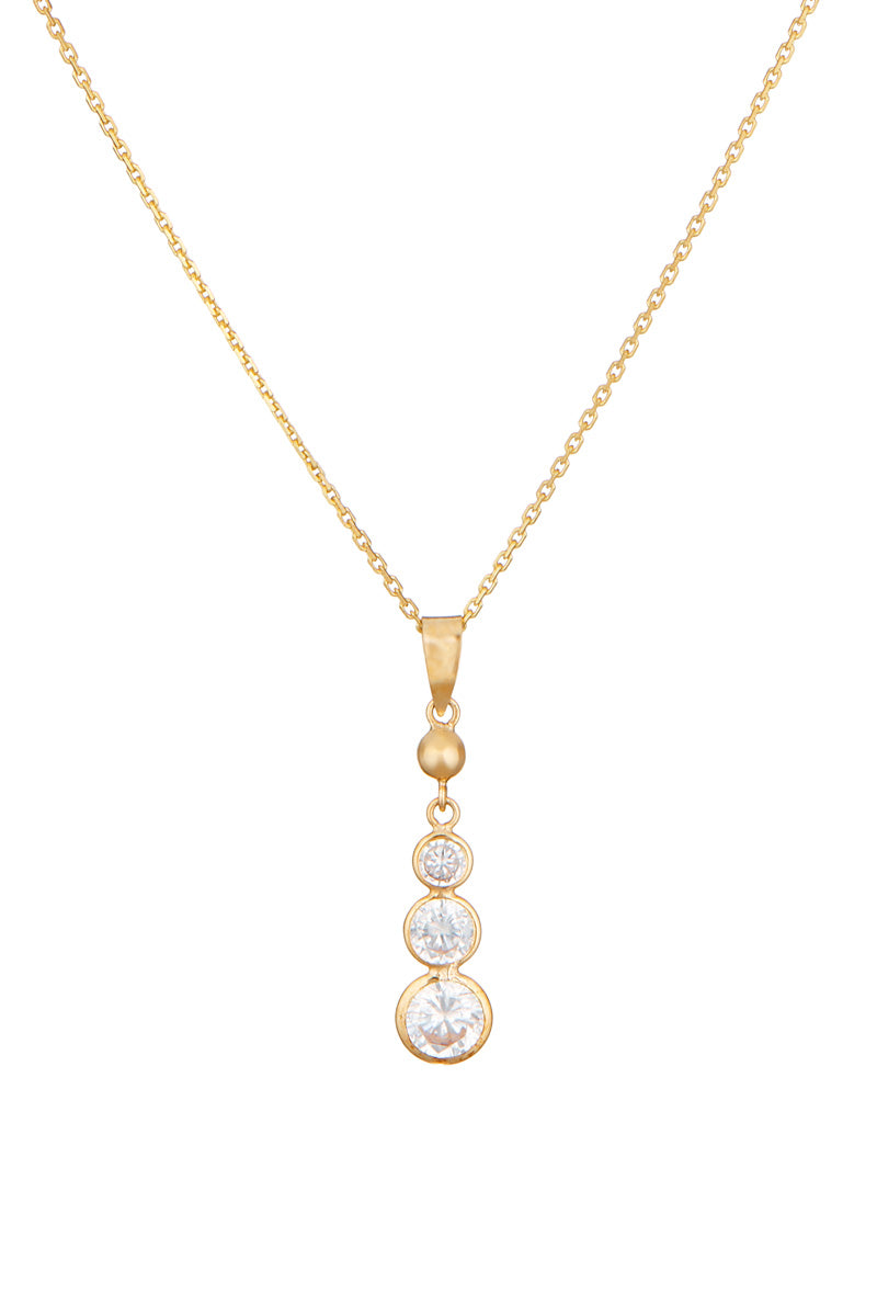 Pendentif "Brillants Pendants" Or Jaune 375/1000