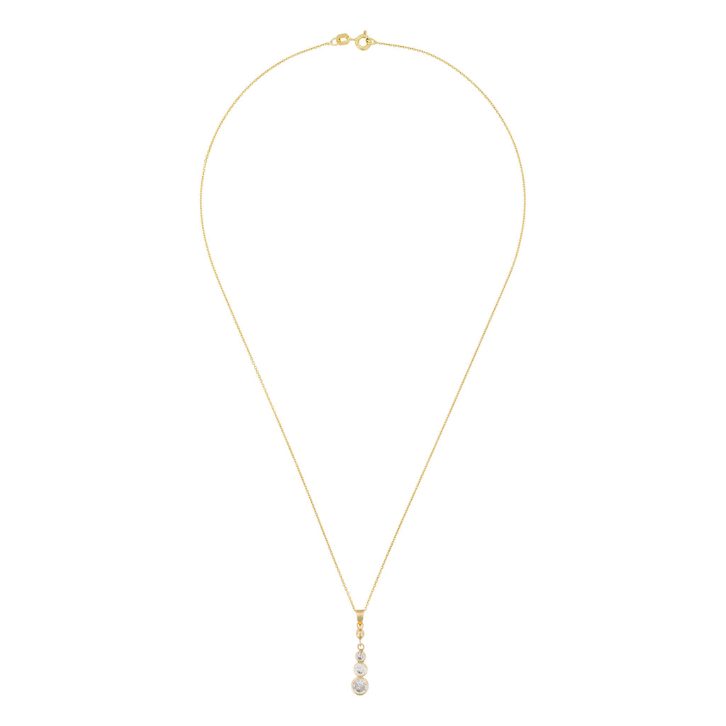Colgante “Brillants Pendants” – Oro amarillo 375/1000