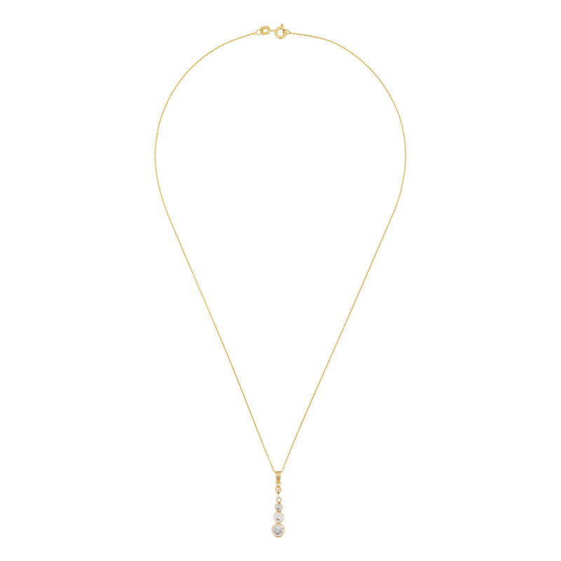 Colgante “Brillants Pendants” – Oro amarillo 375/1000