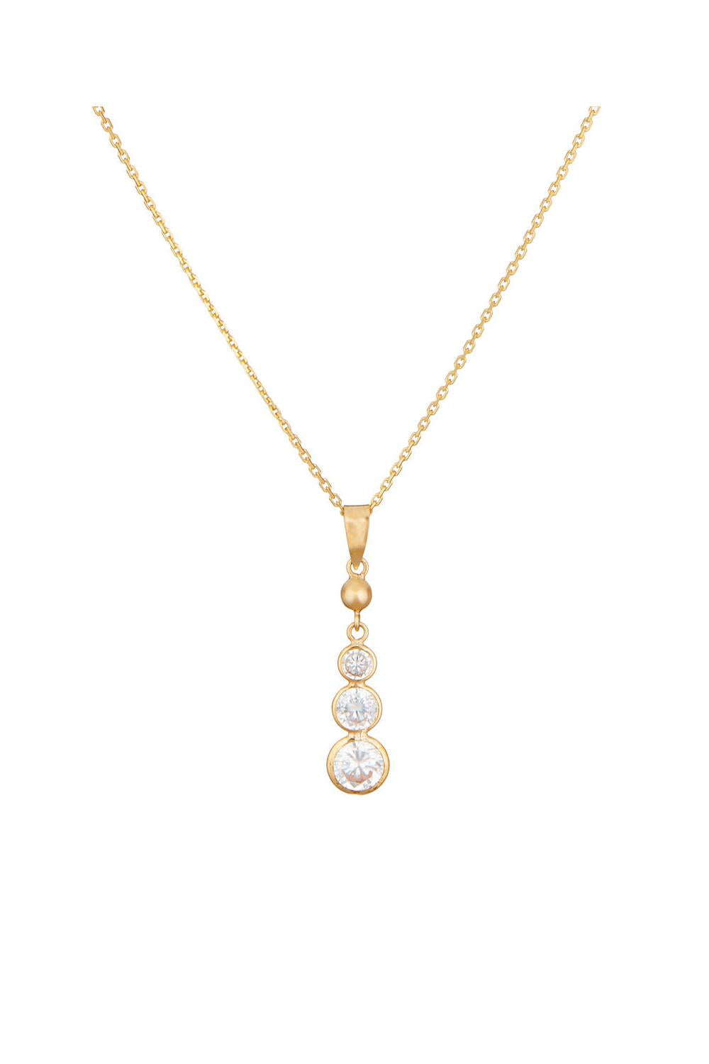 "Brilliant Pendants" in 375/1000 Yellow Gold