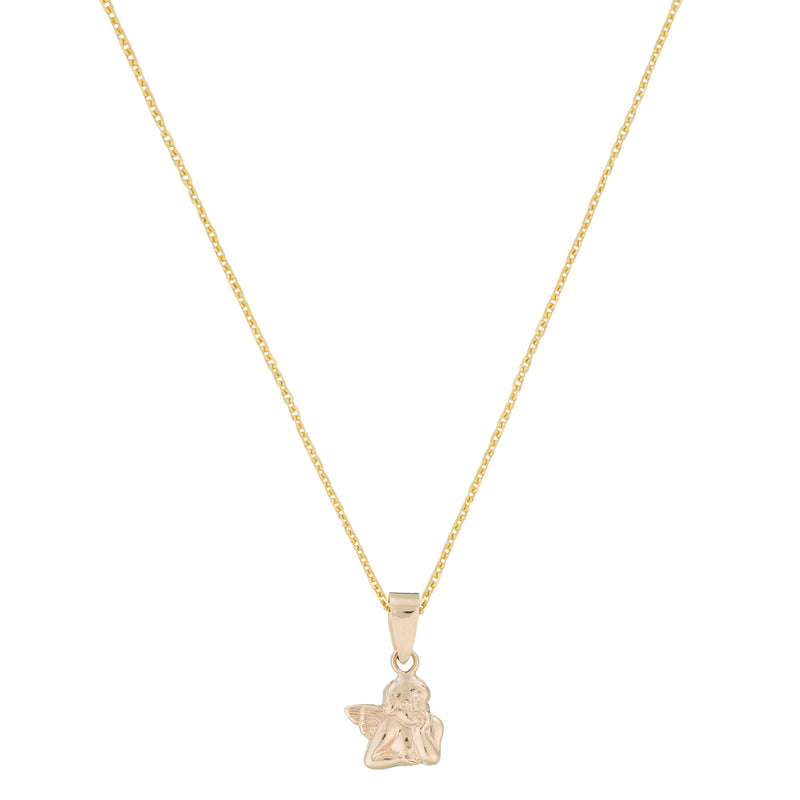 Pendentif Enfant "Ange Amoureux" Or Jaune 375/1000