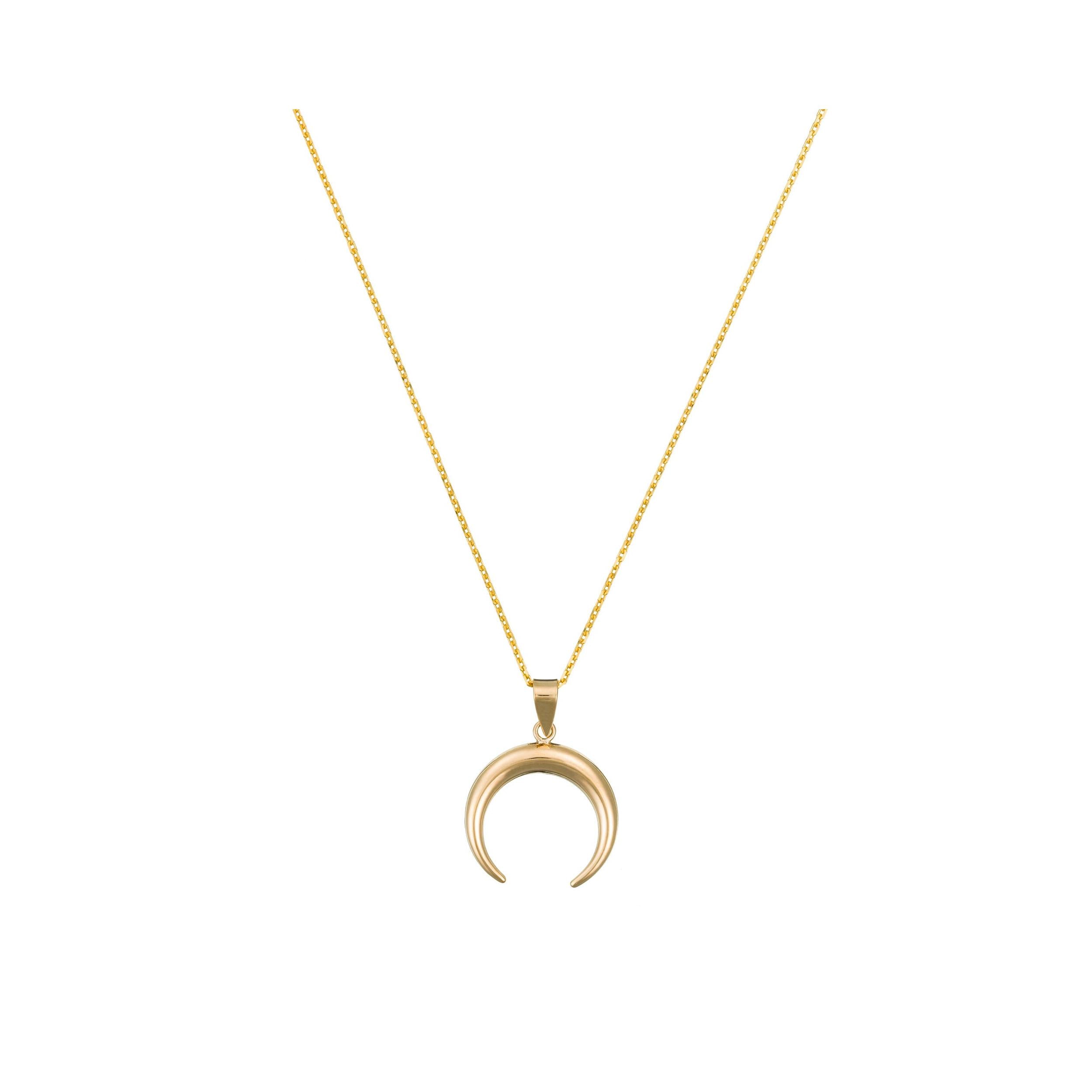 Pendentif "Demi Lune" Or Jaune 375/1000