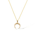 “Half Moon” Pendant 375/1000 Yellow Gold
