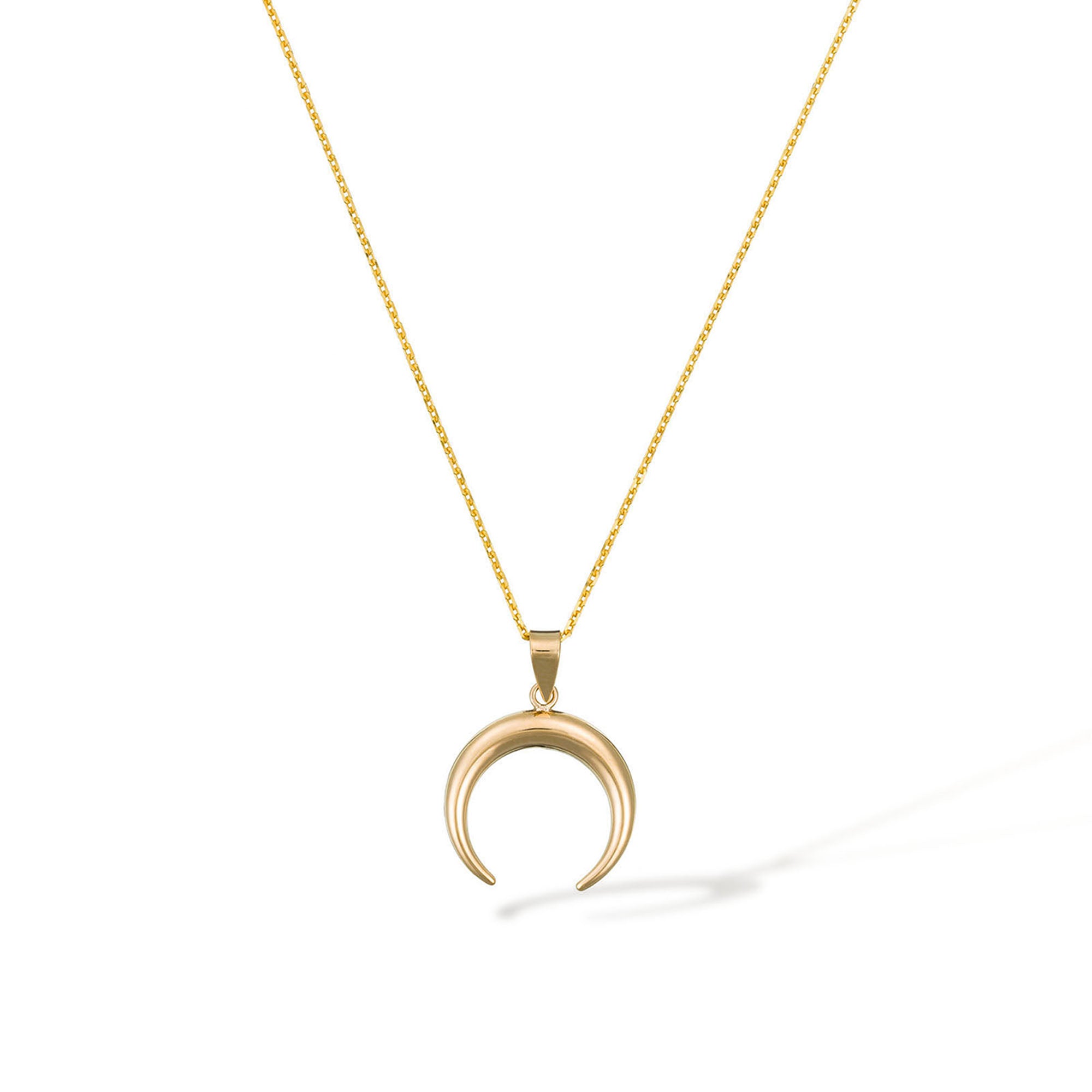 “Half Moon” Pendant 375/1000 Yellow Gold