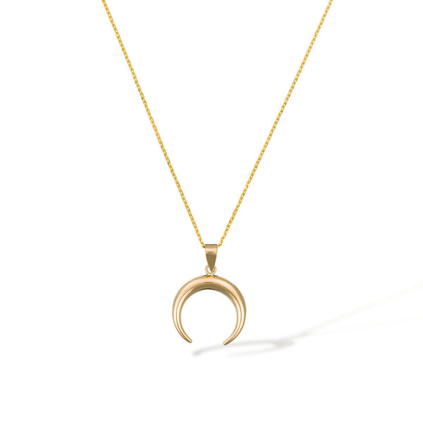 “Half Moon” Pendant 375/1000 Yellow Gold