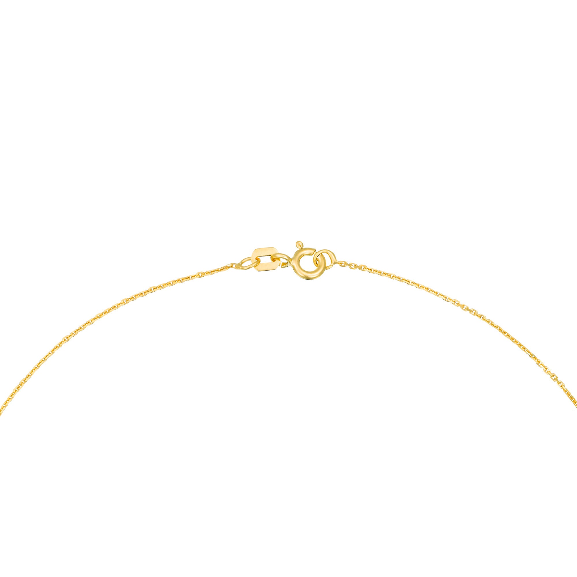 "Beyla" Pendant - Green Jade, 375/1000 Yellow Gold